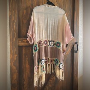 Bohemian Crocheted Cardigan
